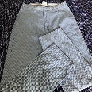VINTAGE high-waist gingham pants
